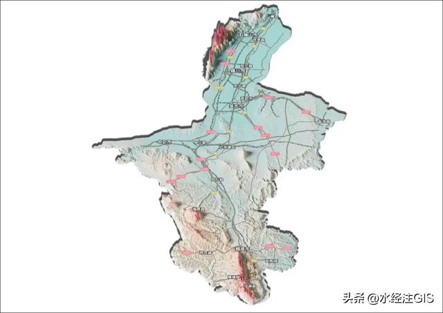 值得收藏的全国各省三维地形图 - 宁夏回族自治区